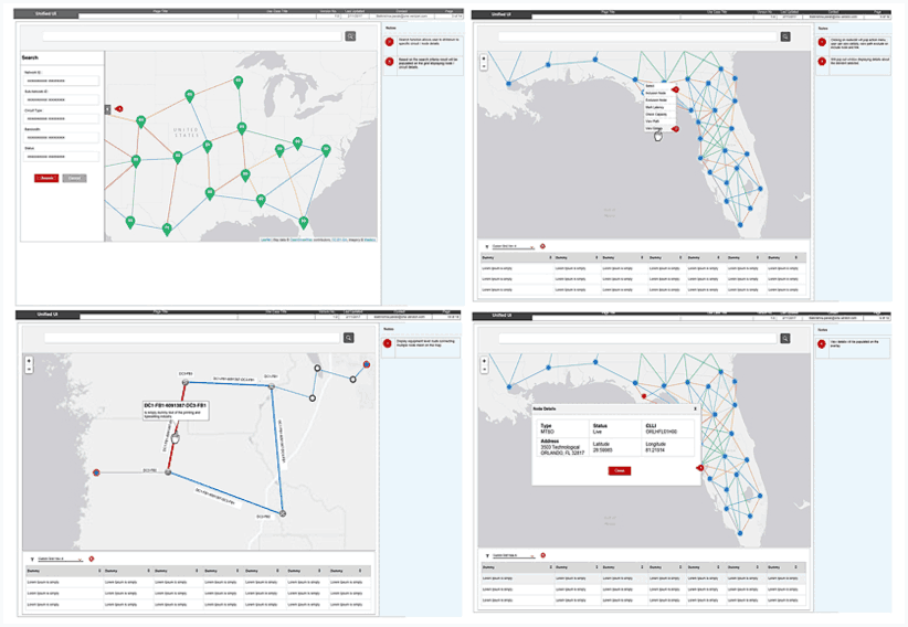 Topology wireframes